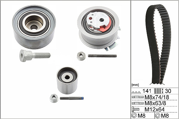INA Timing Belt Set - Part No - 530046310