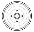 Borg & Beck Rear Brake Drum (Single) -BBR7189
