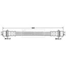 Borg & Beck Brake Hose Part No -BBH7223