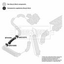 Borg & Beck Turbo Hose Part No -BTH1195