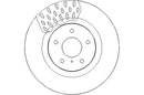 Disctech Brake Disc - Fits Bmw, Nissan - ABD2507 - Front Axle