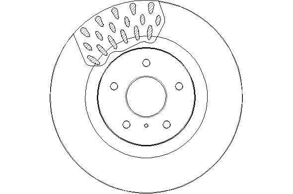 Disctech Brake Disc - Fits Bmw, Nissan - ABD2507 - Front Axle