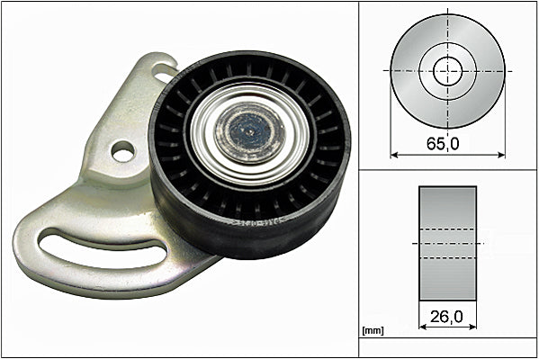 INA Tensioner Pulley - V-Ribbed Belt - Part No - 531059130