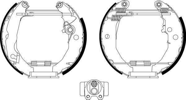 Mintex Brake Shoe Kits fits -Ford MSP025 (also fits other vehicles)