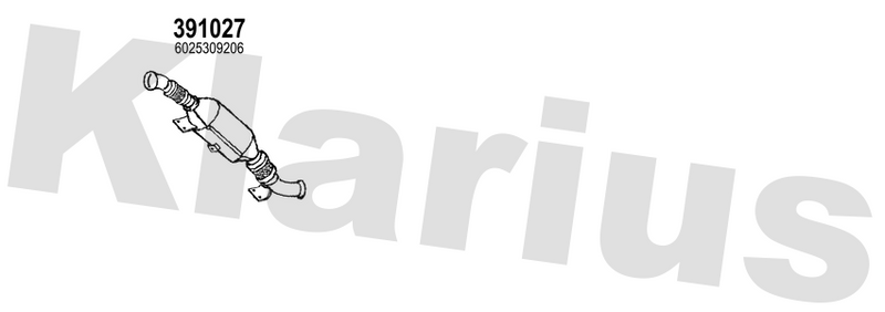 Klarius 391027 - Catalyst & Dpf Combined  - Fits Mercedes Sprinter 210CDI (B906)