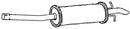 Klarius FE1163E - Box With Centre Pipe  - Fits Ford Transit 2.2 TDCi