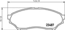 Mintex Brake Pad Set fits -Mitsubishi MDB1996 (also fits other vehicles)