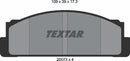 Textar Brake Pad Set - 2007304