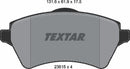 Land Rover, Brake Pad Set - Textar 2361501