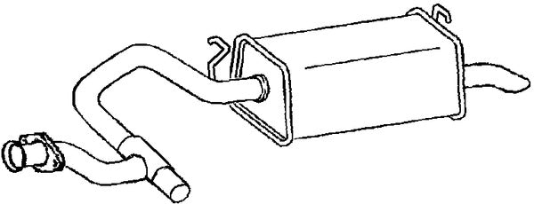Klarius LR199E - Box With Tail Pipe Right Hand