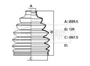 Borg & Beck Cv Joint Boot Kit Part No -BCB6427