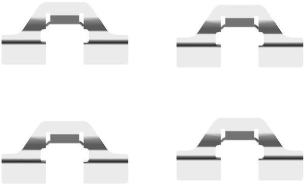 Mintex Brake Fitting Kit fits -Citroën Peugeot MBA1684 (also fits other vehicles)