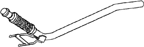 Klarius VW792W - Centre Pipe  - Fits Volkswagen Transporter T5 2.5TDi