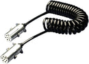 HELLA 8KA 007 648-041 Coiled Cable - 15-pin connector - 24V - Thermoplastic polyester elastomer