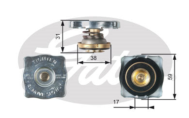 Gates Radiator Cap - RC130