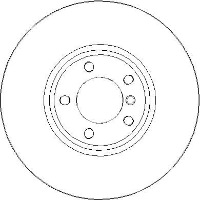 Disctech Brake Disc - Fits Bmw, Subaru - ABD3291 - Front Axle