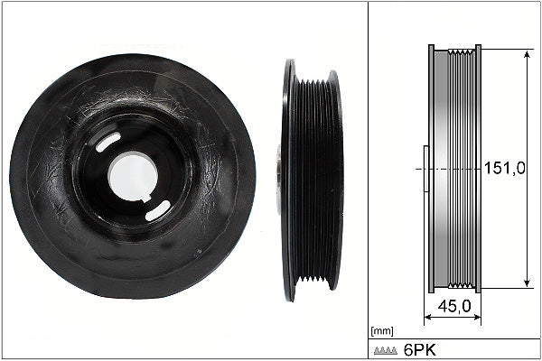 INA Belt Pulley Crankshaft Part No - 544007210