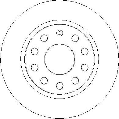 Disctech Brake Disc - Fits Audi, Skoda - ABD3345 - Rear Axle