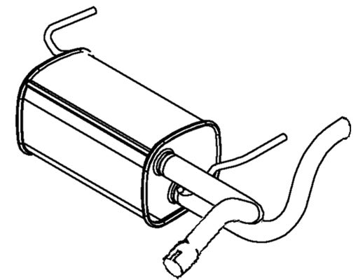 Klarius GM876M - Box With Centre Pipe