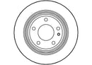 Disctech Brake Disc - Fits Bmw, Peugeot - ABD3496 - Rear Axle