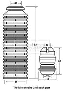 Borg & Beck Strut Protection Kit Part No -BPK7076