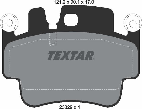 Textar Brake Pad Set - 2332902