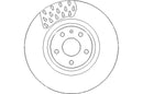 Disctech Brake Disc - Fits Audi, Mazda - ABD3030 - Rear Axle
