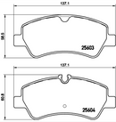 Brembo Brake Pad Set - P24160