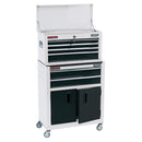 Draper Combi Roller CAB & Chest White - 19576