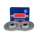 Borg & Beck Brake Disc Pair Part No -BBD4436
