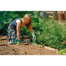 Stainless Steel Heavy Duty Soft Grip Fork, Trowel and Weeder Set (3 Piece)