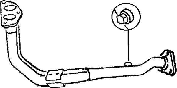 Klarius 301196 - Front Pipe For Cat  - Fits Volvo 940 2.0,2.3