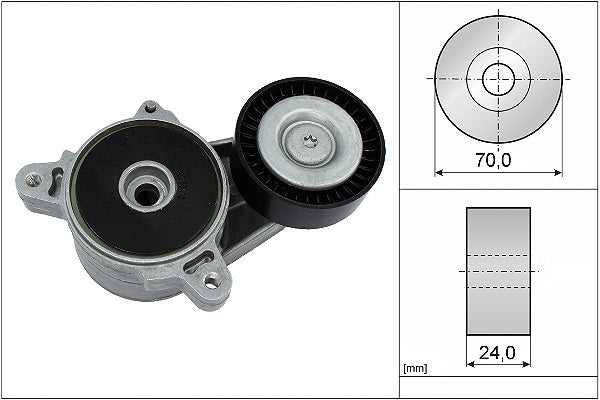 INA Tensioner Lever - V-Ribbed Belt - Part No - 534036110