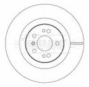 Borg & Beck Brake Disc Single Part No -BBD5790S