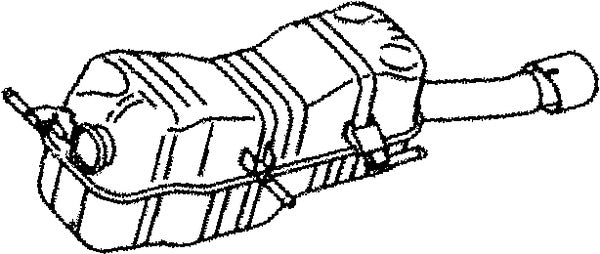 Klarius PG855P - Box With Tail Pipe