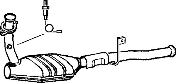 Klarius 321071 - Catalyst Type Approved Withpip  - Fits Renault Megane I 1.4i