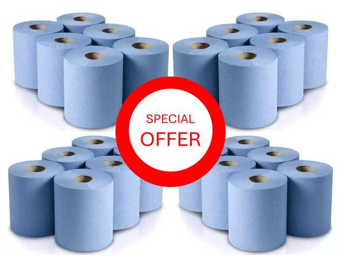 4x 6 Pack Blue Roll (24 Rolls total) Offer