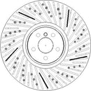 Disctech Brake Disc - Fits Bmw - ABD4075 - Front Axle Right