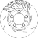 Disctech Brake Disc - Fits Bmw, Porsche - ABD3849 - Rear Axle Left