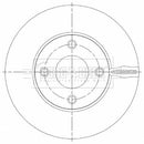 Borg & Beck Brake Disc Pair Part No -BBD5503