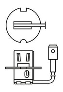 Bosch Truck/Lt H3 24V 70W Pk22S Part No - 1987302431