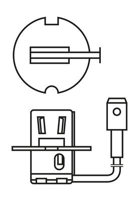 Bosch Truck/Lt H3 24V 70W Pk22S Part No - 1987302431