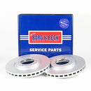 Borg & Beck Brake Disc Pair Part No -BBD4367