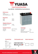 Yuasa YBX7054 EFB Start Stop Plus Batteries - 7054