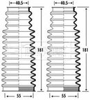 Borg & Beck Steering Gaiter Kit Part No -BSG3276