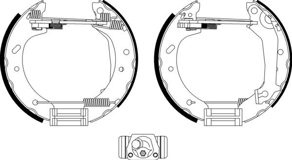 Mintex Brake Shoe Kits fits -Ford MSP110 (also fits other vehicles)