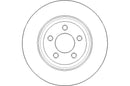 Disctech Brake Disc - Fits Chrysler - ABD3176 - Rear Axle