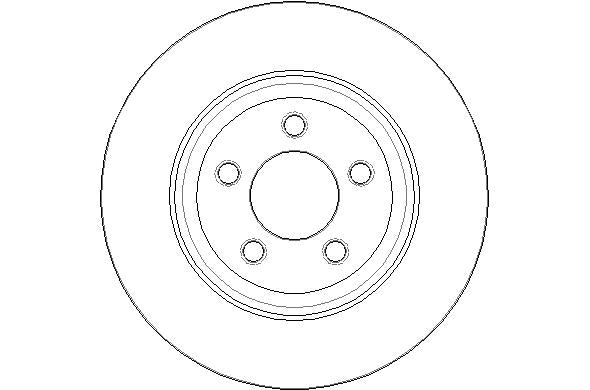 Disctech Brake Disc - Fits Chrysler - ABD3176 - Rear Axle