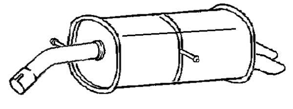 Klarius PG951A - Box With Tail Pipe