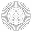 Borg & Beck Brake Disc Single Part No -BBD6097S